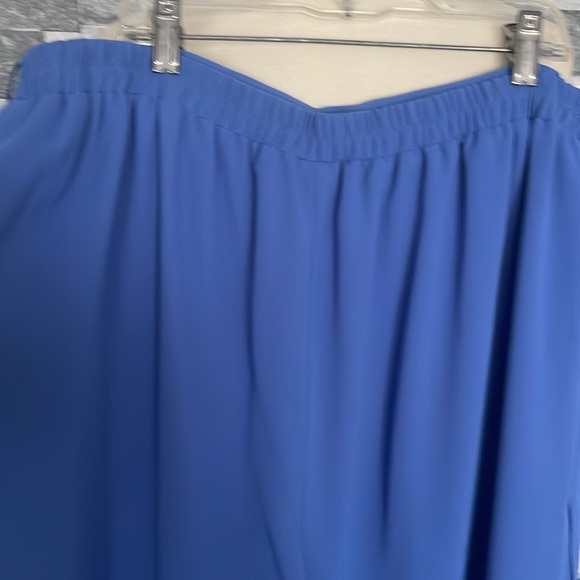 Karen Miller Blue Wide Women’s Dress Lined Pants Size 18W - Picture 5 of 7